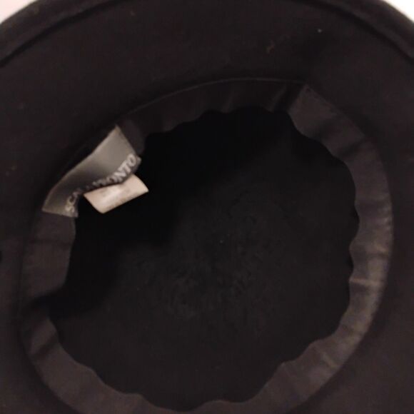 Vintage 100% Wool Cloche Brooch Roaring Twenties Retro Flapper Girl 20s - Picture 6 of 8